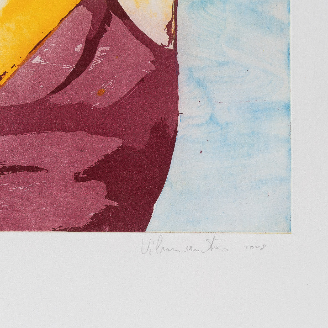 Vilmantas Marcinkevičius | Pažymėta moteris, 2008  | Litografija, 59,5x49,5 (82x67)