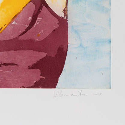 Vilmantas Marcinkevičius | Pažymėta moteris, 2008  | Litografija, 59,5x49,5 (82x67)