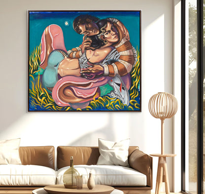 GIORGIO CELIN (g. 1986 Italija/Kolumbija) | Pilnatis (2021) 110 x 124 (114 x 128)