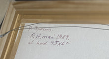 Load image into Gallery viewer, Jonas Čeponis&lt;br&gt;RITMAI, 1989 m.&lt;br&gt;Aliejus, kartonas,  46x61 (59x74)