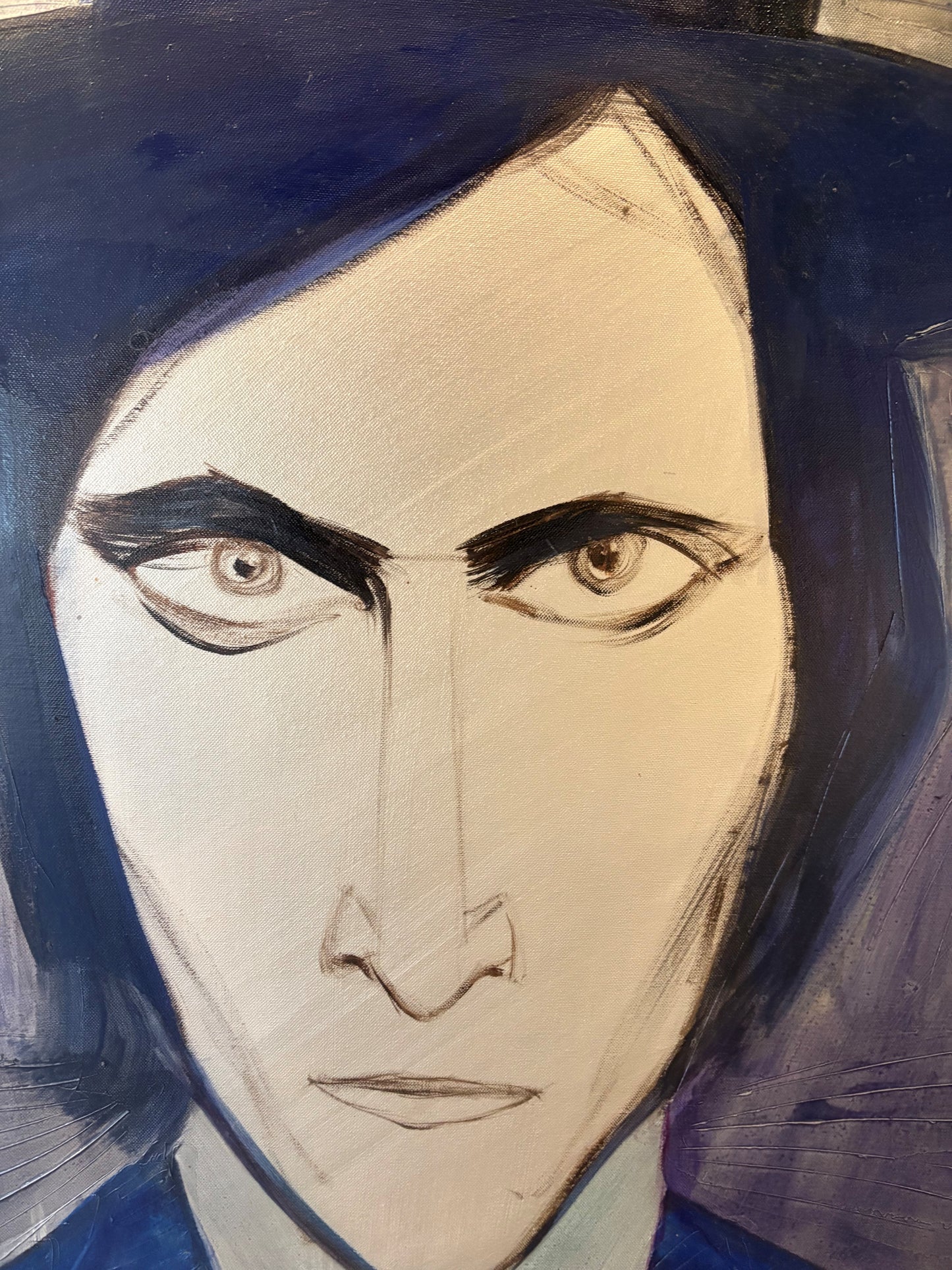 Linas Cicėnas-CICA | Vincent Gallo | Aliejus, drobė, 890x60 