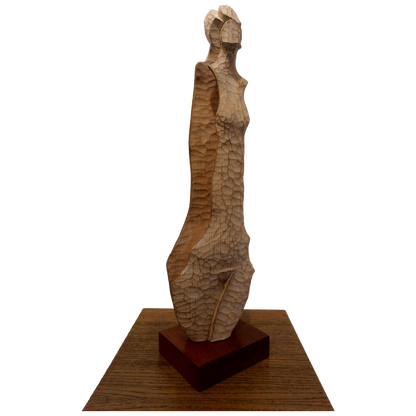 Pierre Dedieu (1928-2013, Prancūzija) | Smuikininkė, 1950 | Medis (liepa), 53x17.5x11