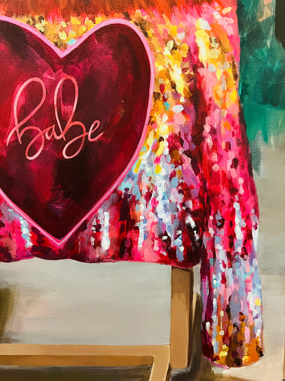 Gabrielė Šermukšnytė | Asmenybių pamoka, 2025 | Drobė, akrilas, 166x120