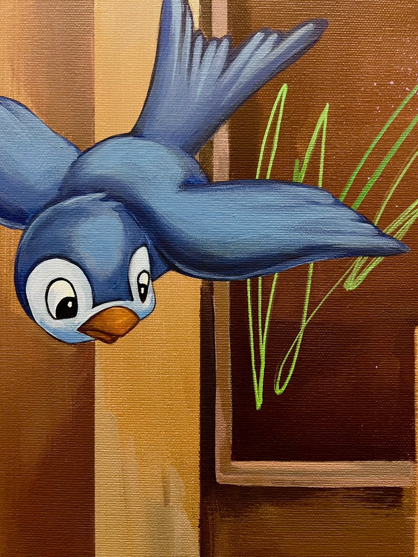 Gabrielė Šermukšnytė | Asmenybių pamoka, 2025 | Drobė, akrilas, 166x120