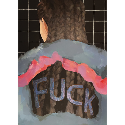 Gabrielė Šermukšnytė | Cenzūruota, 2024 | Acrylic on canvas, 70x50