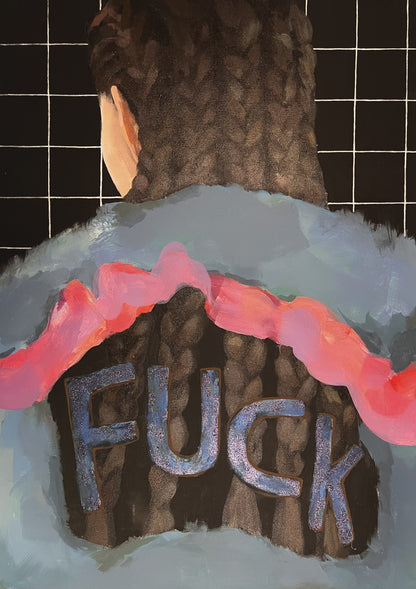 Gabrielė Šermukšnytė | Cenzūruota, 2024 | Acrylic on canvas, 70x50