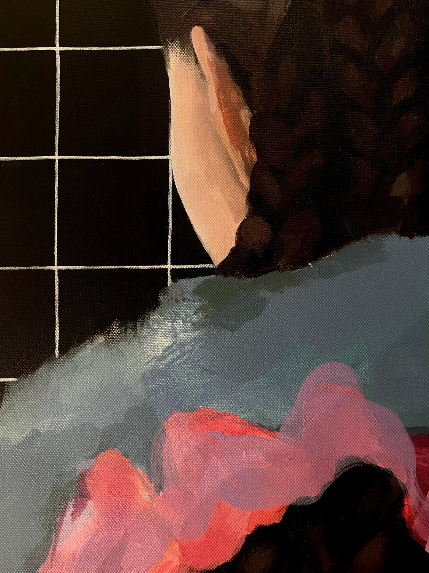 Gabrielė Šermukšnytė | Cenzūruota, 2024 | Acrylic on canvas, 70x50