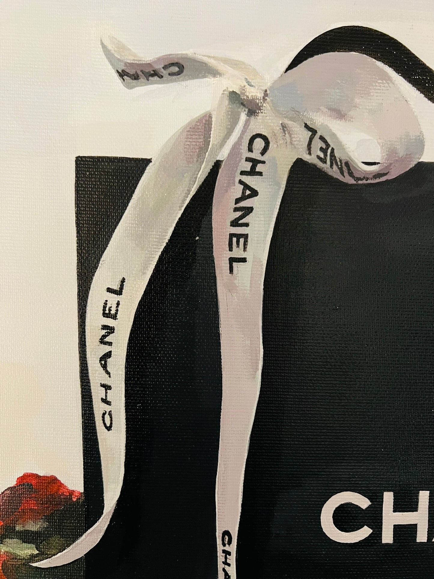 Gabrielė Šermukšnytė | Chanel maišelis, 2025 | Acrylic on canvas, 45x45