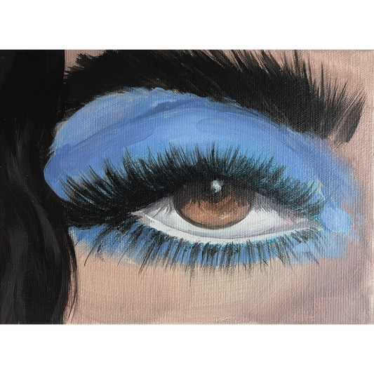 Gabrielė Šermukšnytė | Feeling Blue, 2025 | Drobė, akrilas, 18x24