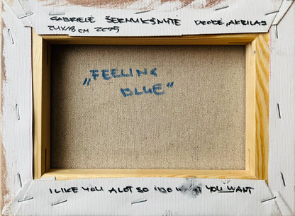 Gabrielė Šermukšnytė | Feeling Blue, 2025 | Acrylic on canvas, 18x24