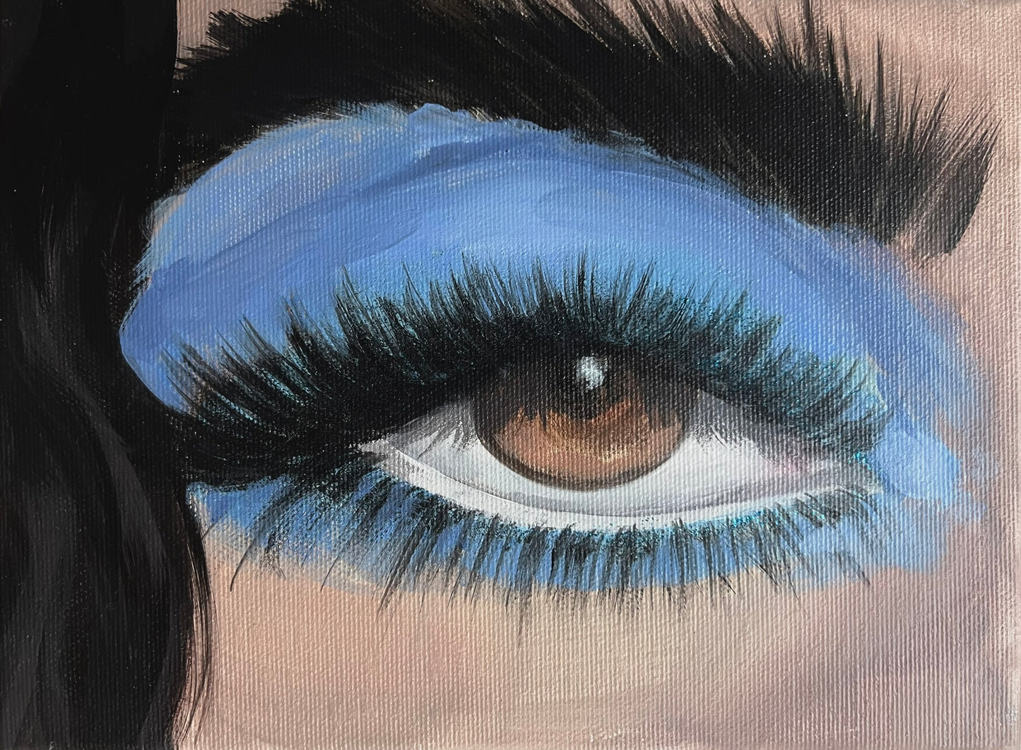 Gabrielė Šermukšnytė | Feeling Blue, 2025 | Acrylic on canvas, 18x24