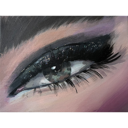 Gabrielė Šermukšnytė | Saulėlydis, 2025 | Acrylic on canvas, 13x18