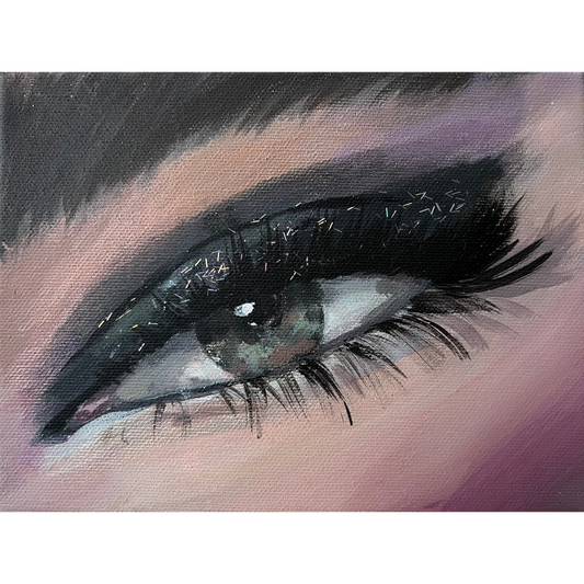 Gabrielė Šermukšnytė | Saulėlydis, 2025 | Drobė, akrilas, 13x18