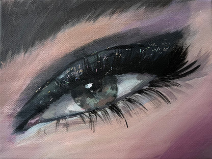 Gabrielė Šermukšnytė | Saulėlydis, 2025 | Acrylic on canvas, 13x18