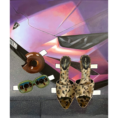 Gabrielė Šermukšnytė | Haters Gonna Hate, 2024 | Acrylic on canvas, 60x50