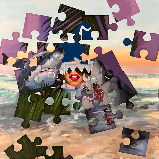 Gabrielė Šermukšnytė | Kantrybė, 2024 | Drobė, akrilas, 120x120 