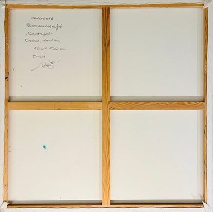 Gabrielė Šermukšnytė | Kantrybė, 2024 | Acrylic on canvas, 120x120