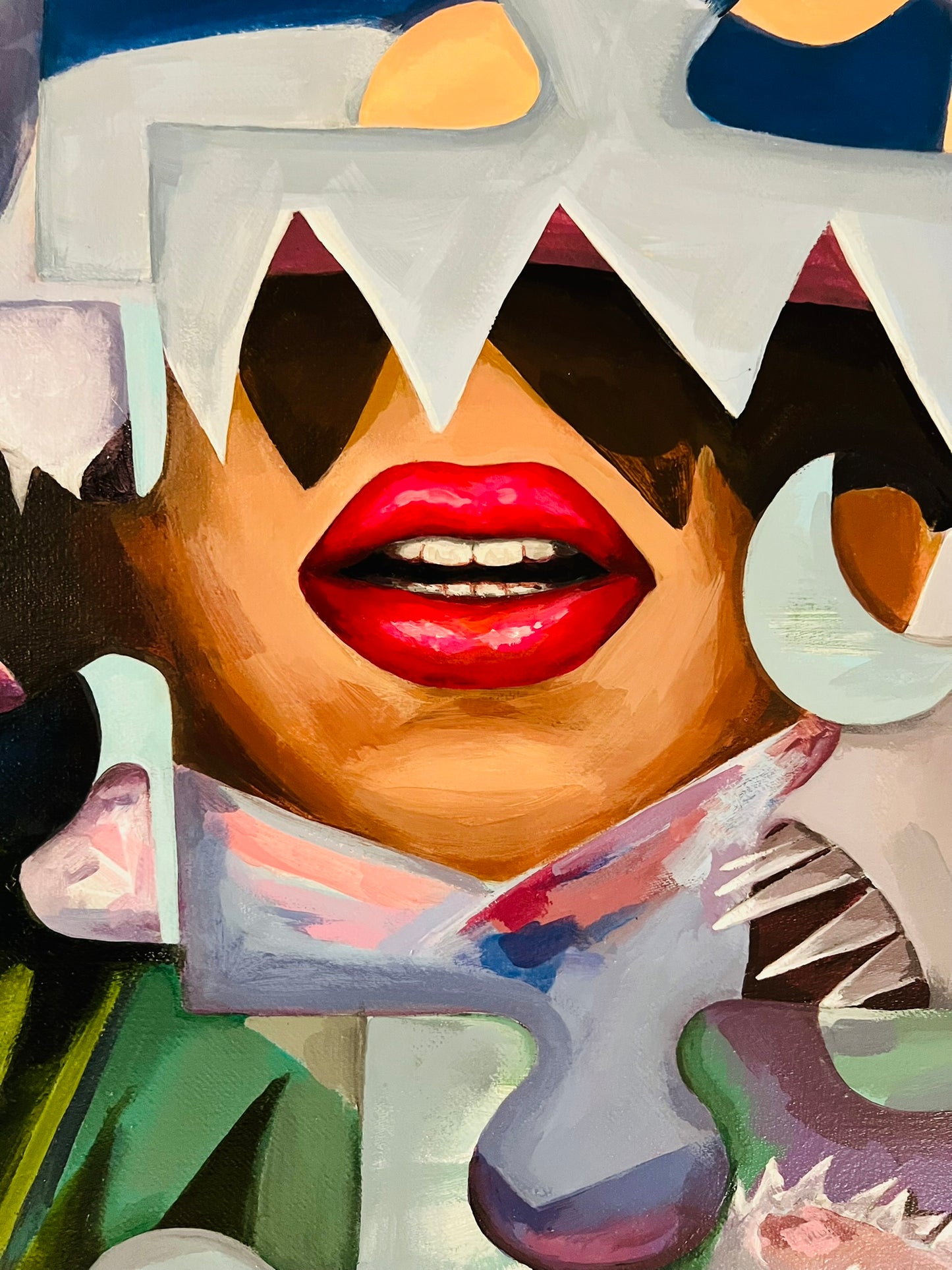 Gabrielė Šermukšnytė | Kantrybė, 2024 | Acrylic on canvas, 120x120