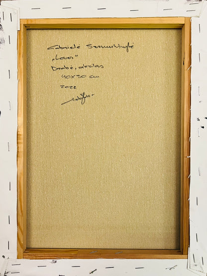 Gabrielė Šermukšnytė | Lover, 2022 | Drobė, akrilas, 40x30