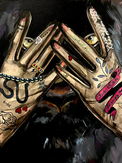 Gabrielė Šermukšnytė | Lover, 2022 | Drobė, akrilas, 40x30