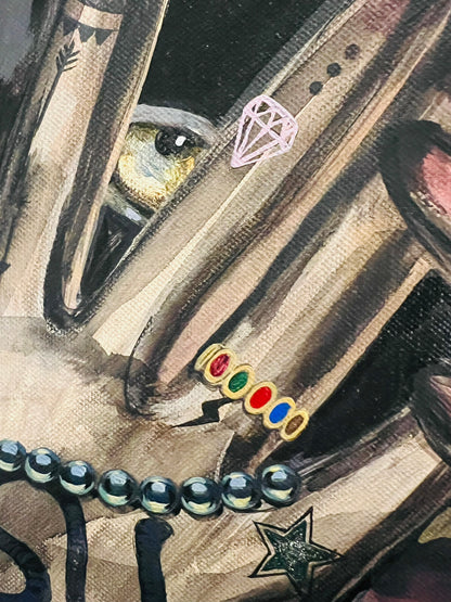 Gabrielė Šermukšnytė | Lover, 2022 | Drobė, akrilas, 40x30