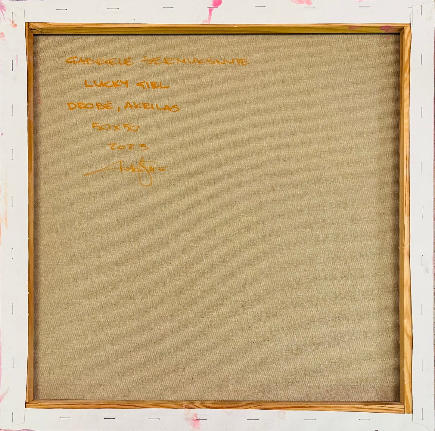 Gabrielė Šermukšnytė | Lucky Girl, 2023 | Acrylic on canvas, 50x50