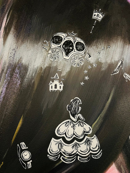 Gabrielė Šermukšnytė | Lucky Girl, 2023 | Acrylic on canvas, 50x50