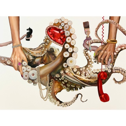 Gabrielė Šermukšnytė | Player, 2025 | Drobė, akrilas, 118x160