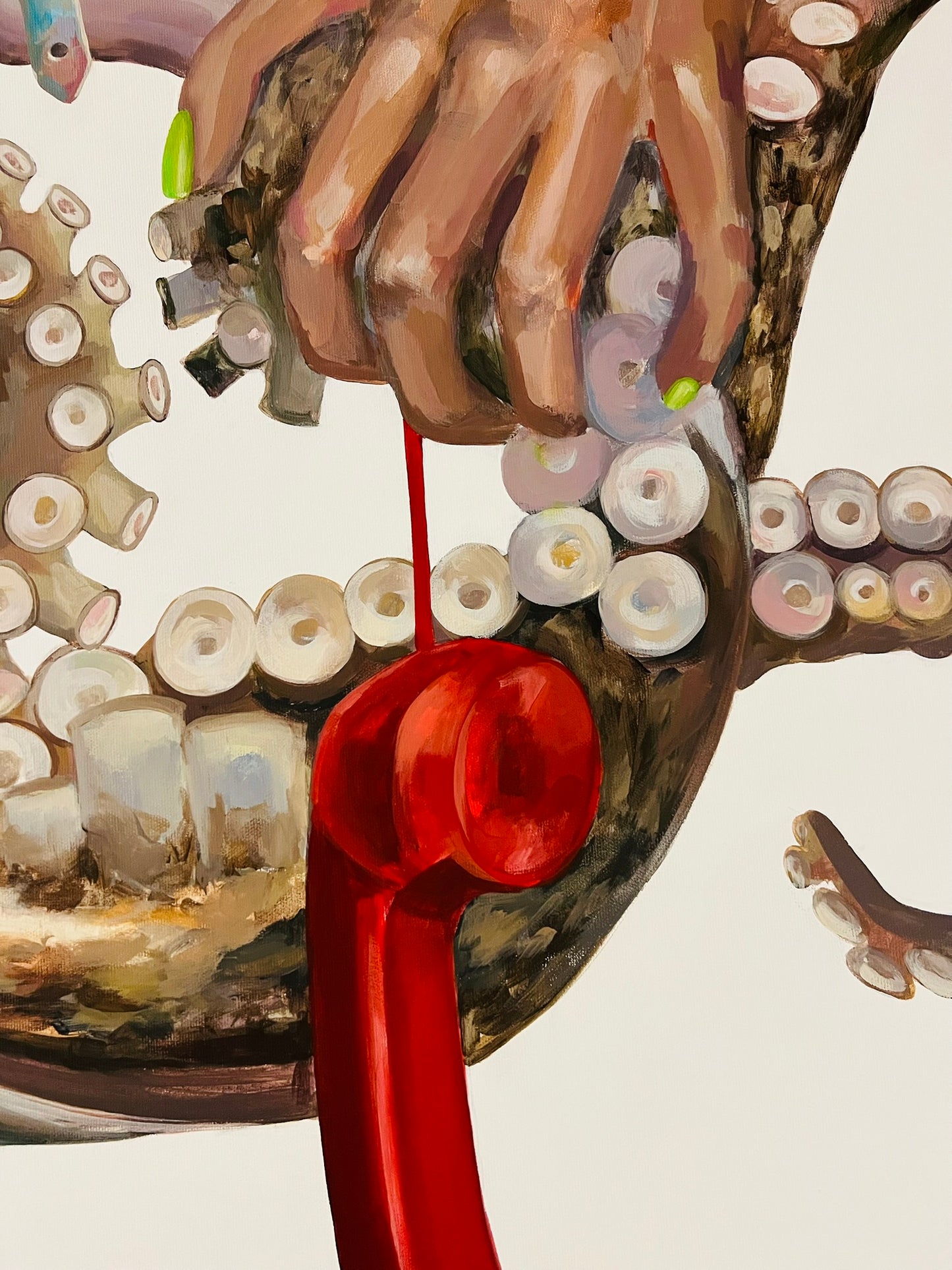 Gabrielė Šermukšnytė | Player, 2025 | Drobė, akrilas, 118x160