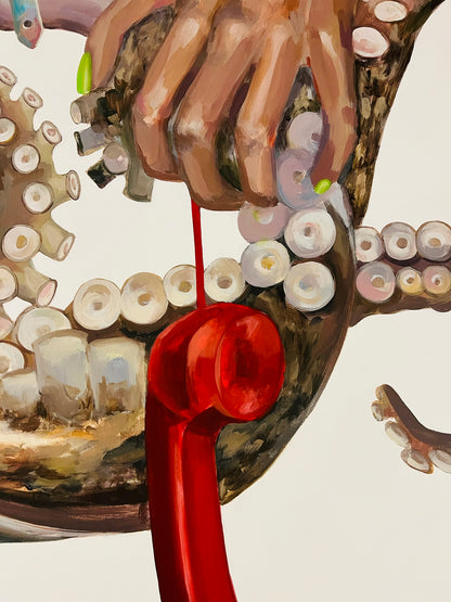 Gabrielė Šermukšnytė | Player, 2025 | Drobė, akrilas, 118x160