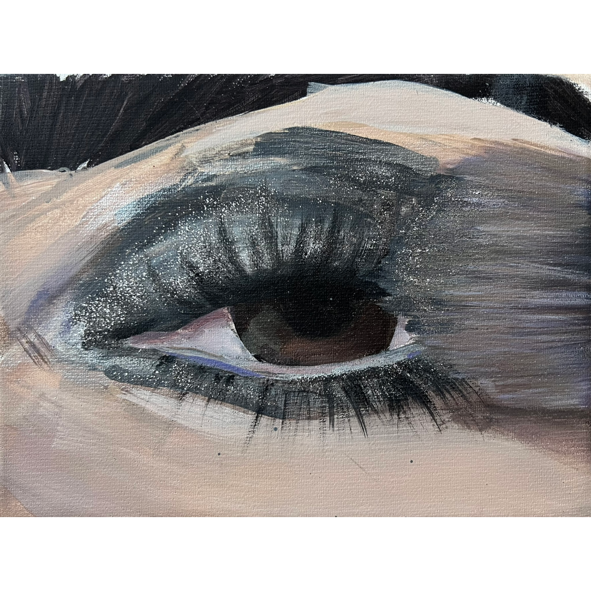 Gabrielė Šermukšnytė | Šešėliai, 2024 | Acrylic on canvas, 15x20