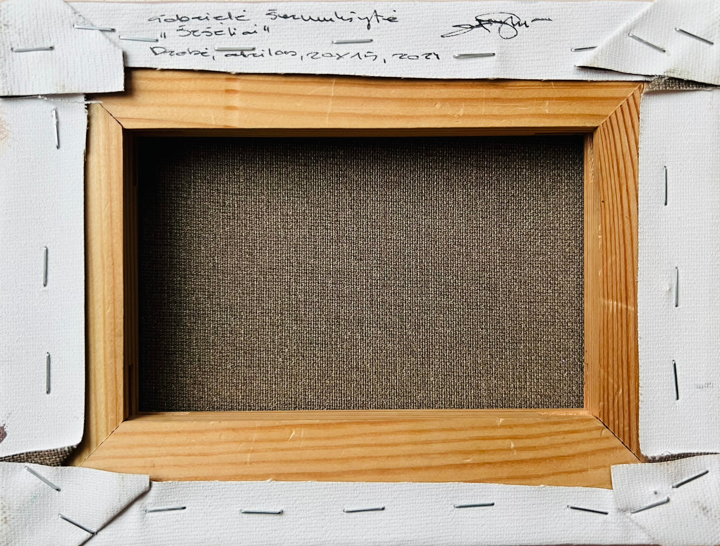 Gabrielė Šermukšnytė | Šešėliai, 2024 | Acrylic on canvas, 15x20