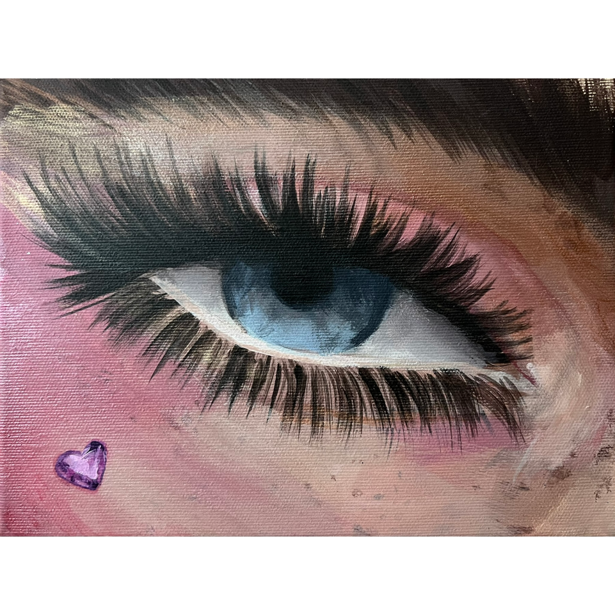 Gabrielė Šermukšnytė | Širdelė, 2025 | Drobė, akrilas, 18x24