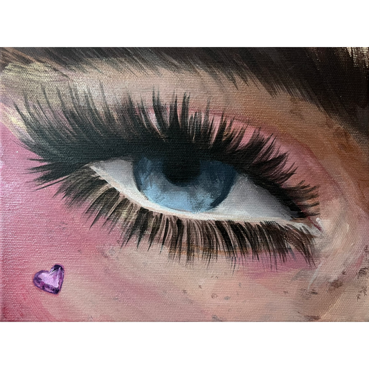 Gabrielė Šermukšnytė | Širdelė, 2025 | Drobė, akrilas, 18x24