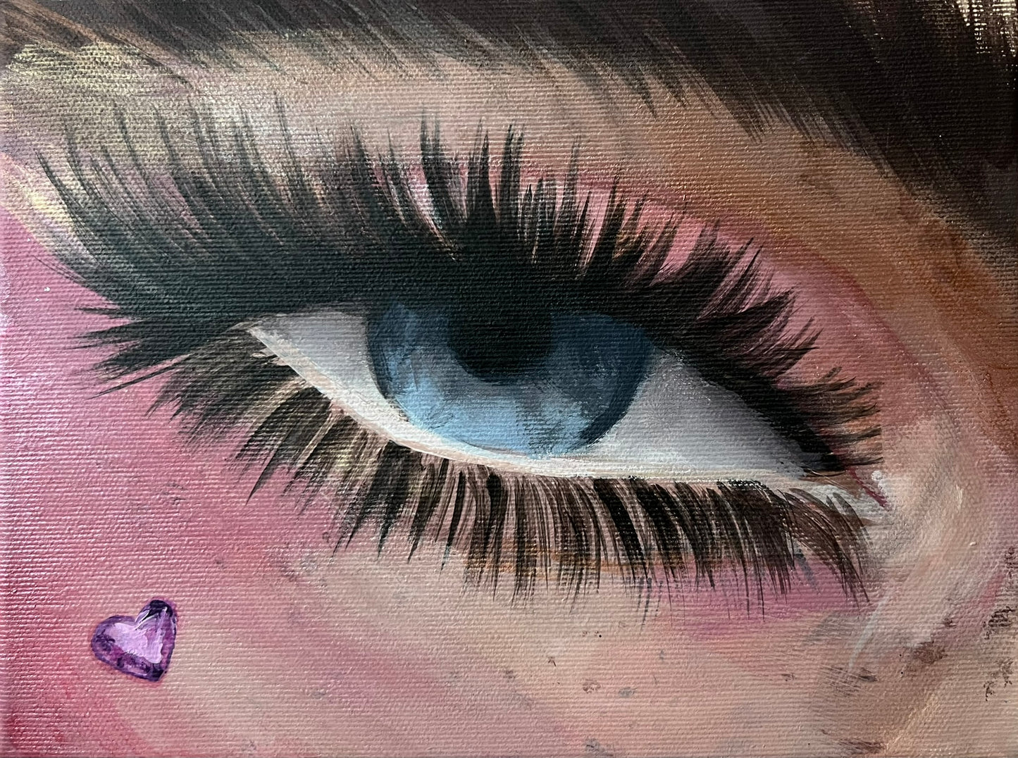 Gabrielė Šermukšnytė | Širdelė, 2025 | Drobė, akrilas, 18x24