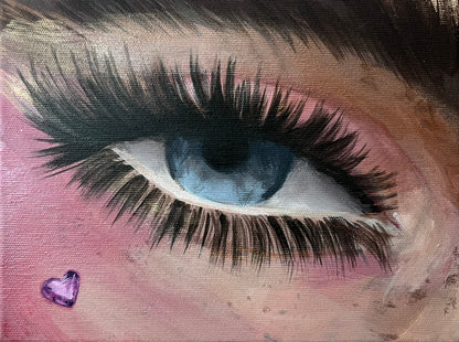 Gabrielė Šermukšnytė | Širdelė, 2025 | Drobė, akrilas, 18x24