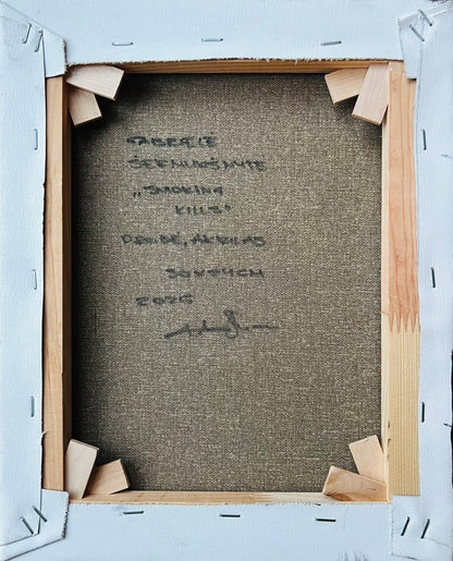 Gabrielė Šermukšnytė | Smoking Kills, 2025 | Drobė, akrilas, 30x24