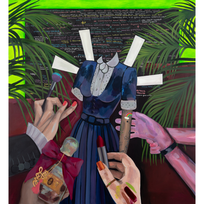 Gabrielė Šermukšnytė | Storyteller, 2019–2023 | Drobė, akrilas, 190x173