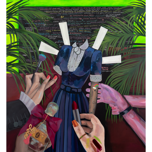 Gabrielė Šermukšnytė | Storyteller, 2019–2023 | Drobė, akrilas, 190x173