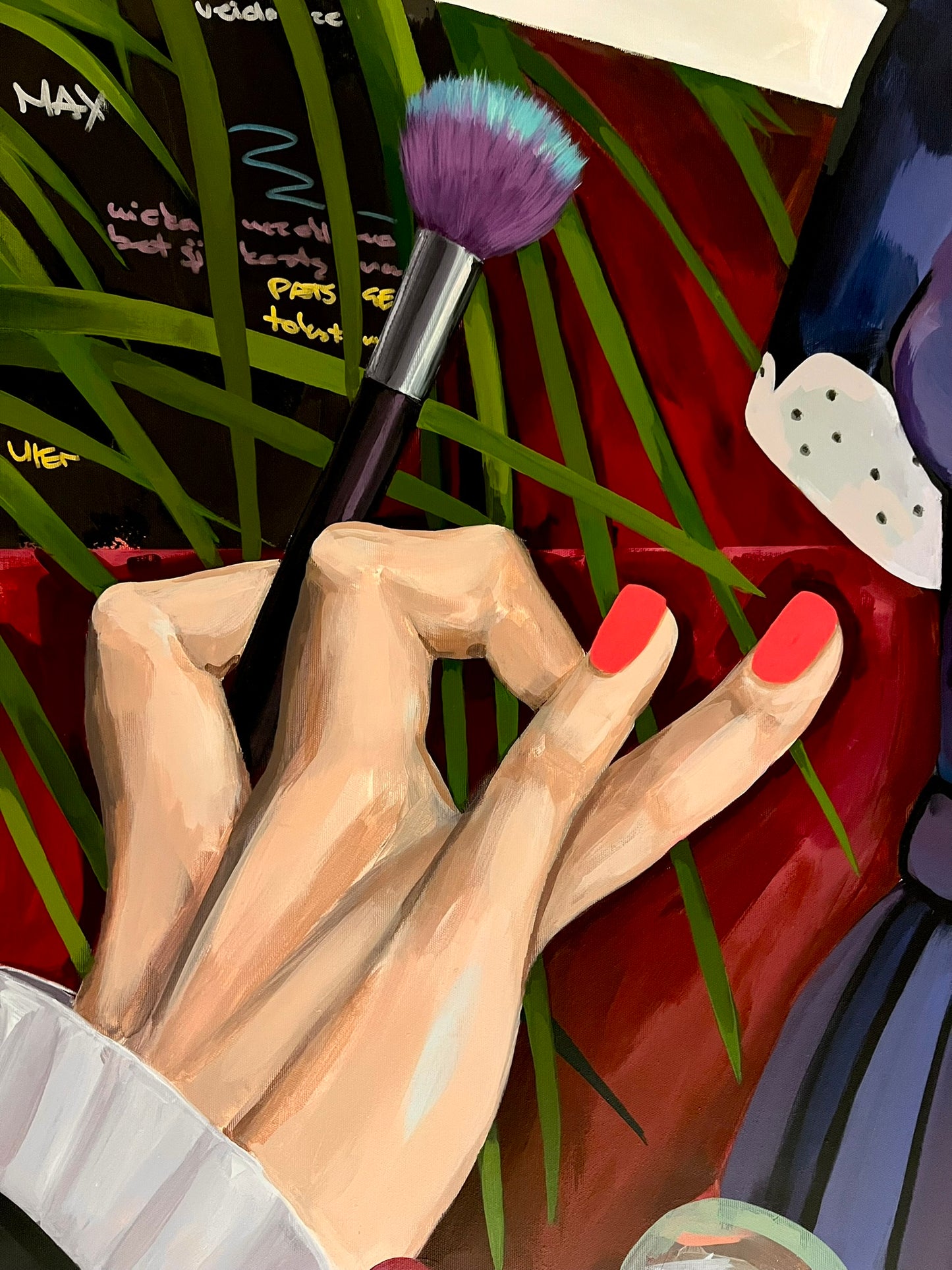 Gabrielė Šermukšnytė | Storyteller, 2019–2023 | Drobė, akrilas, 190x173