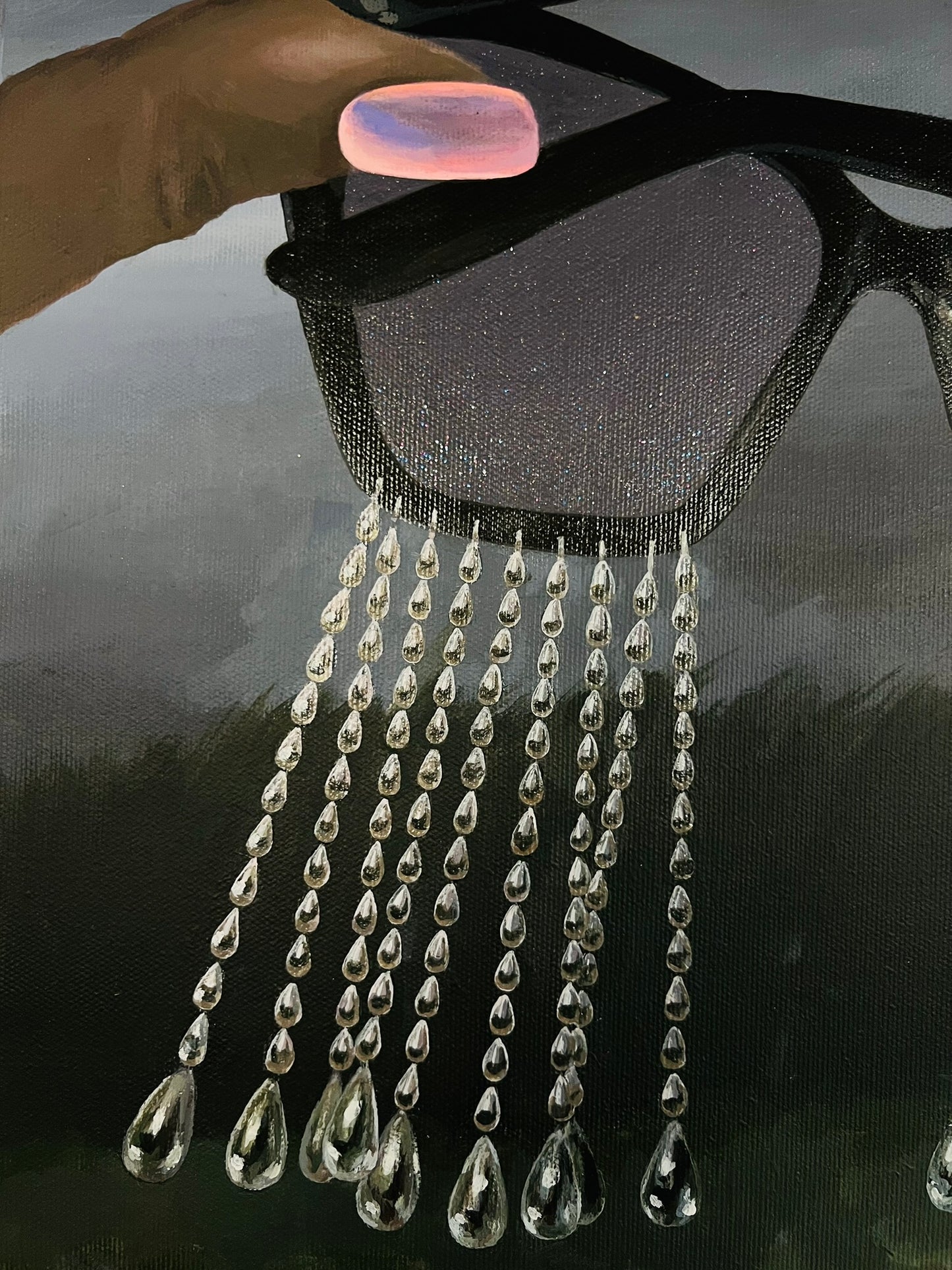 Gabrielė Šermukšnytė | This Might Hurt, 2025 | Drobė, akrilas, 50x40