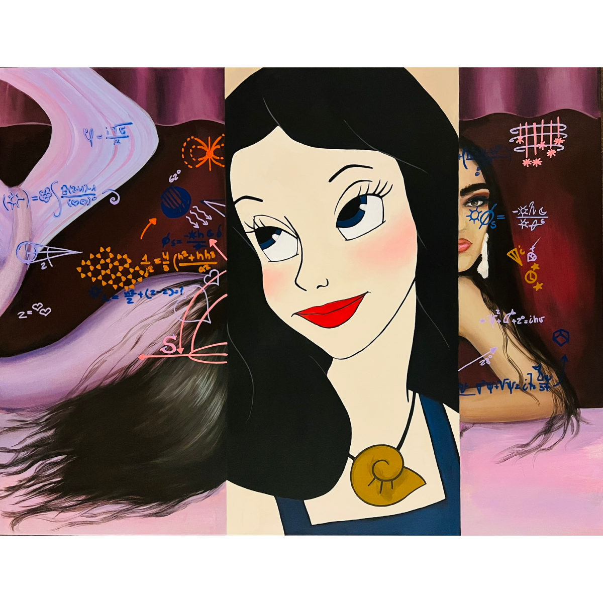 Gabrielė Šermukšnytė | Ursula Was Right, 2025 | Drobė, akrilas, 70x90