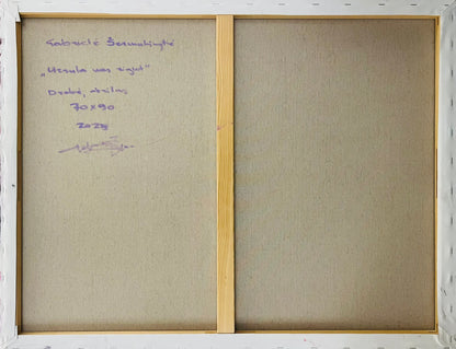 Gabrielė Šermukšnytė | Ursula Was Right, 2025 | Drobė, akrilas, 70x90