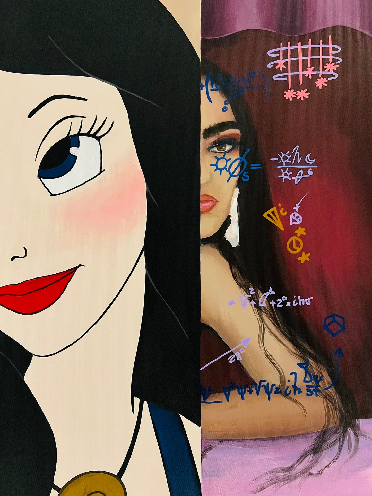 Gabrielė Šermukšnytė | Ursula Was Right, 2025 | Drobė, akrilas, 70x90