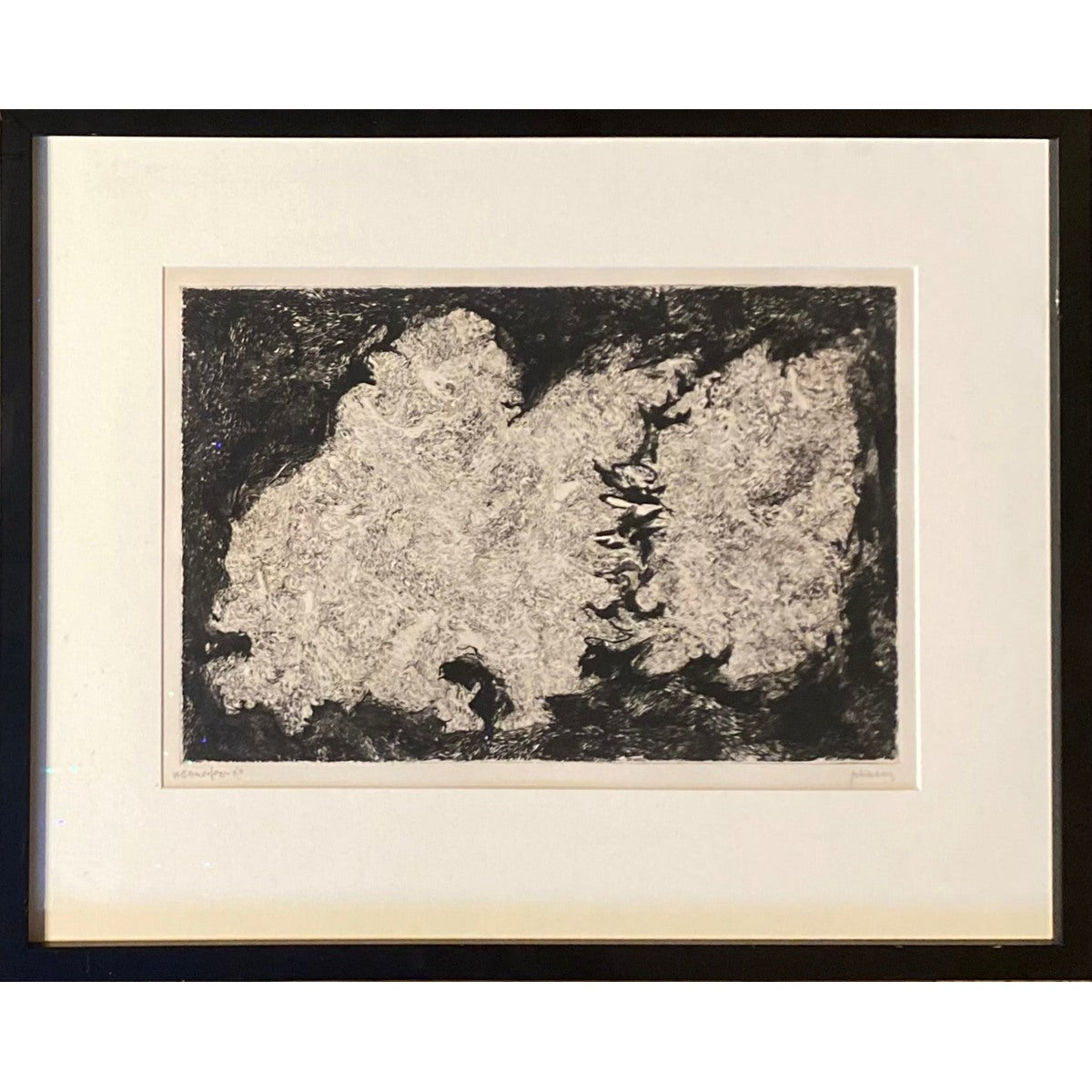 Pranas Gailius | Métamorphose XII | Vario raižinys, sausa adata, kalinėjimas, ed. 18, 27,7x41,7 (50x63)