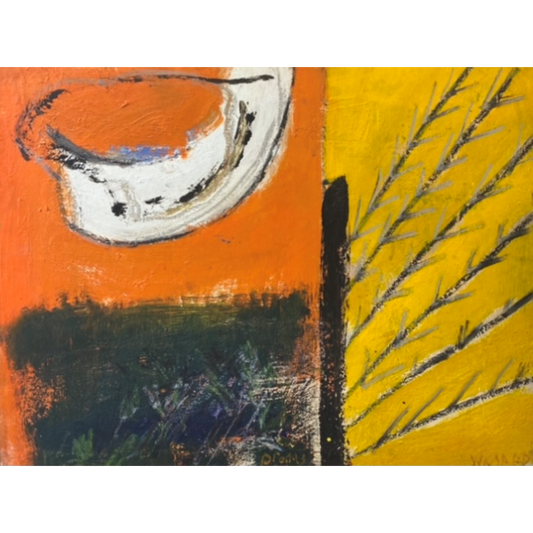Pranas Gailius | From the series WASAGA | Oil, paper on canvas, 60x80 (74x94)