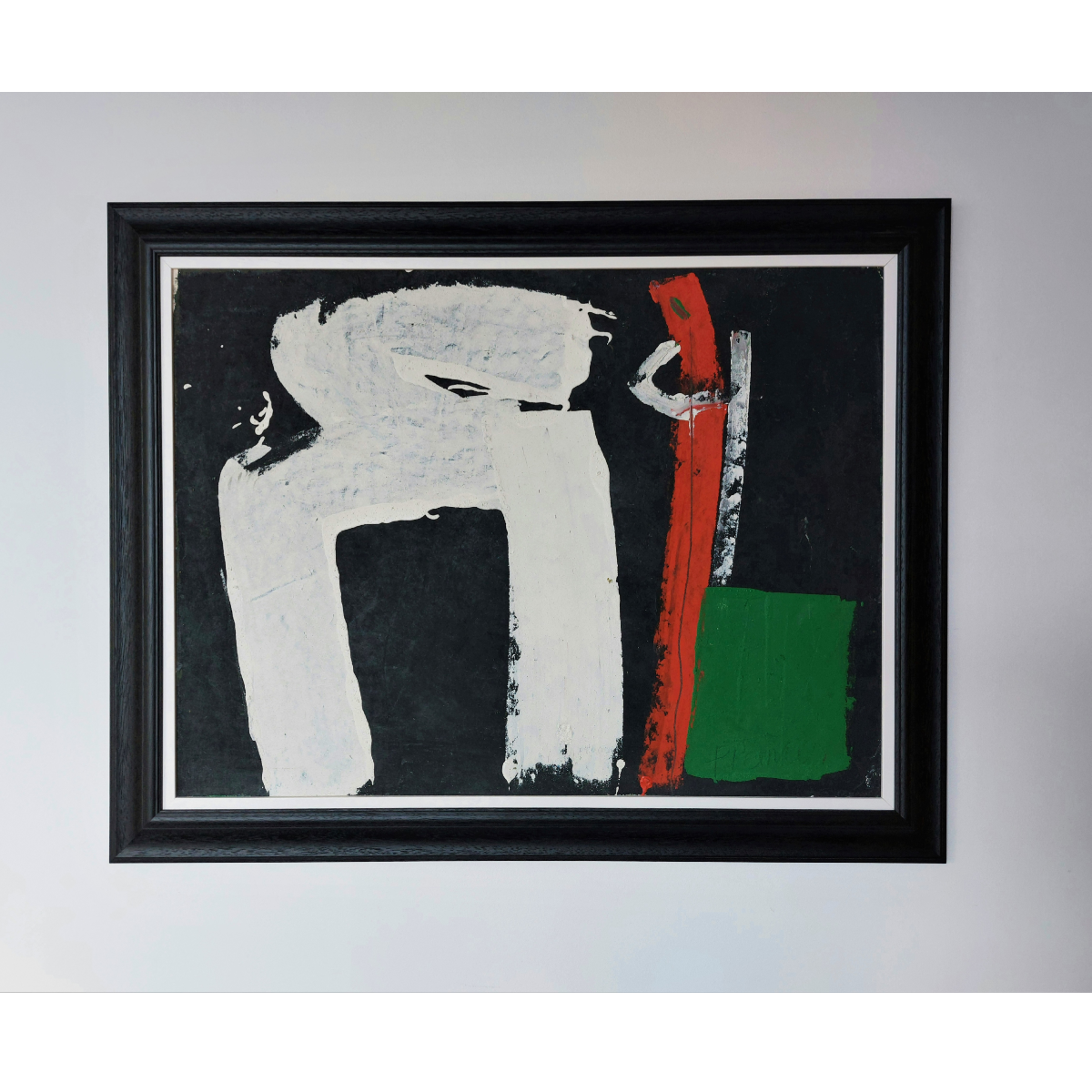 Pranas Gailius | Iš ciklo Adret | Aliejus, kartonas, 60x80 (73x93)