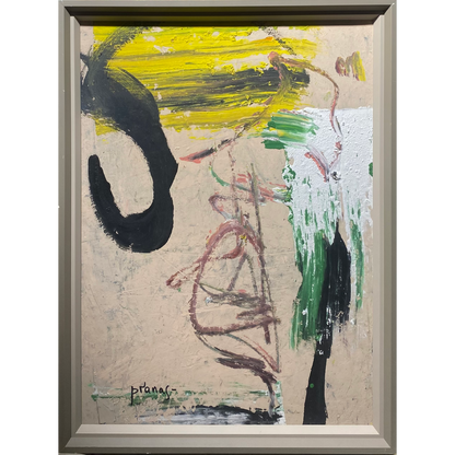 Pranas Gailius | Iš ciklo ADRET, 1998-2004 | Akrilas, popierius, medis, 72x52 (77x58)