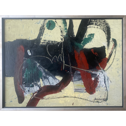 Pranas Gailius | Iš ciklo Adret, 1998-2004 | Aliejus,  popierius, medis, 54x72 (57x75)
