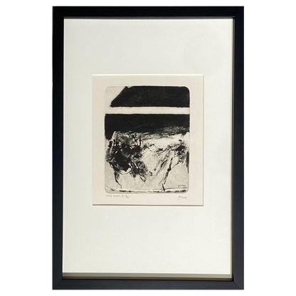 Pranas Gailius | Intra Muras XII, 1965 | Copper engraving, dry needle, forging, 20.5x16.5 (53x36)